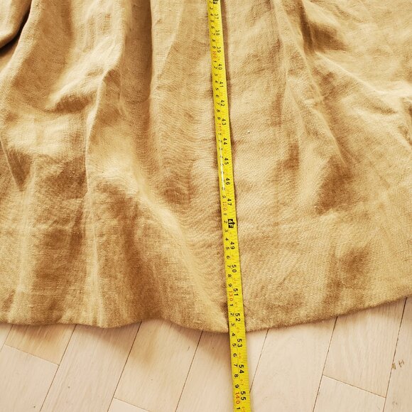 Tory Burch ! silk Chiffon Linen Burlap Dress in Lilac and Tan ( 2) - Picture 13 of 17